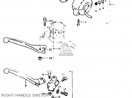 RIGHT HANDLE SWITCH - GT200E 1979 (N) GENERAL EXPORT (E01)
