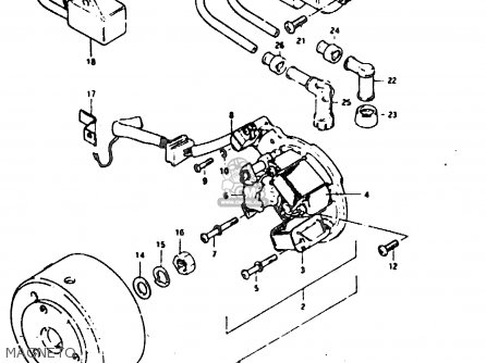 MAGNETO - GT200E 1981 (X) (E01 E02 E06 E07 E09 E13 E21 E22 E24)