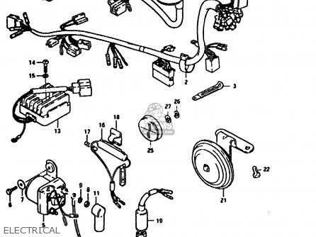 ELECTRICAL - GT200E 1981 (X) (E01 E02 E06 E07 E09 E13 E21 E22 E24)