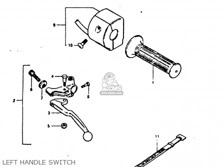 LEFT HANDLE SWITCH - GT200E 1981 (X) (E01 E02 E06 E07 E09 E13 E21 E22 E24)