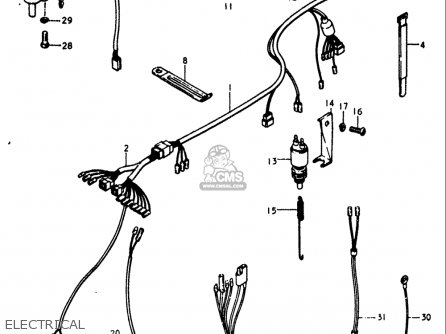 ELECTRICAL - GT250 1973 1974 1975 1976 1977 (K) (L) (M) (A) (B) USA (E03)