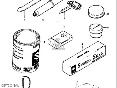 OPTIONAL - GT250 1973 1974 1975 1976 1977 (K) (L) (M) (A) (B) USA (E03)
