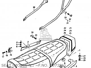 SEAT (MODEL N : ~F.NO. 107281) - GT250 1981 (X) (E01 E02 E04 E05 E06 E13 E22 E24 E30 E49)