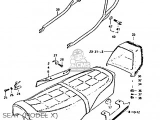 SEAT (MODEL X) - GT250 1981 (X) (E01 E02 E04 E05 E06 E13 E22 E24 E30 E49)