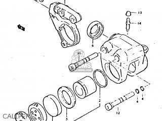 CALIPERS - GT250 1981 (X) (E01 E02 E04 E05 E06 E13 E22 E24 E30 E49)