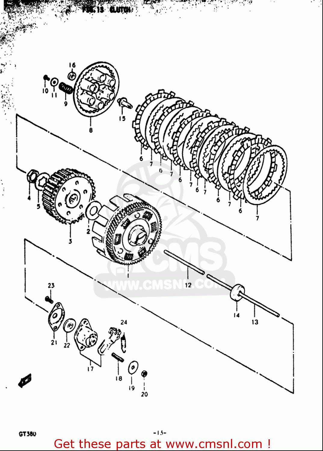 suzuki gt380 spares