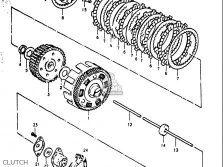 Suzuki GT380 1972 (J) USA (E03) parts lists and schematics