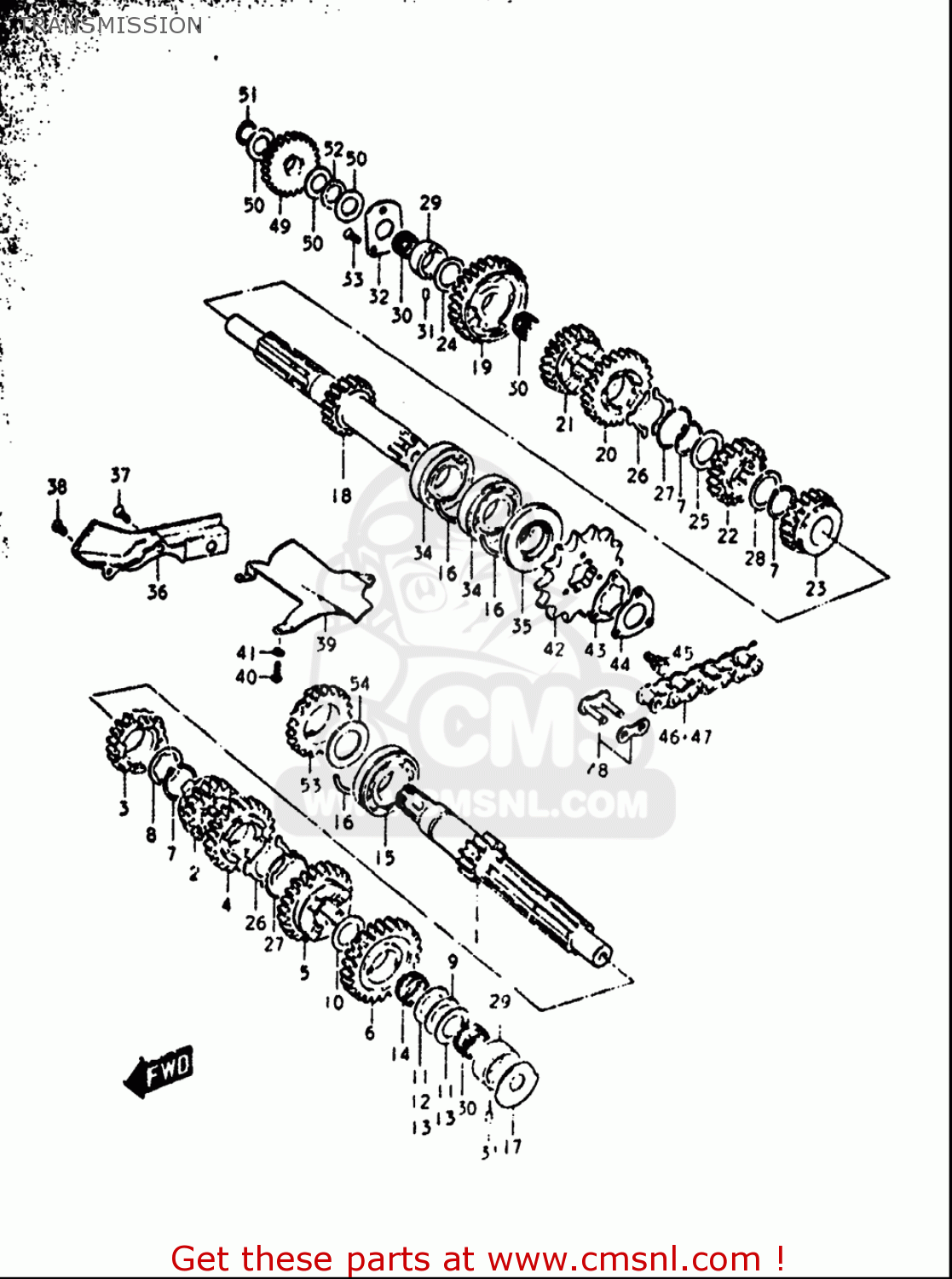TRANSMISSION GT380 1972 (J) USA (E03)