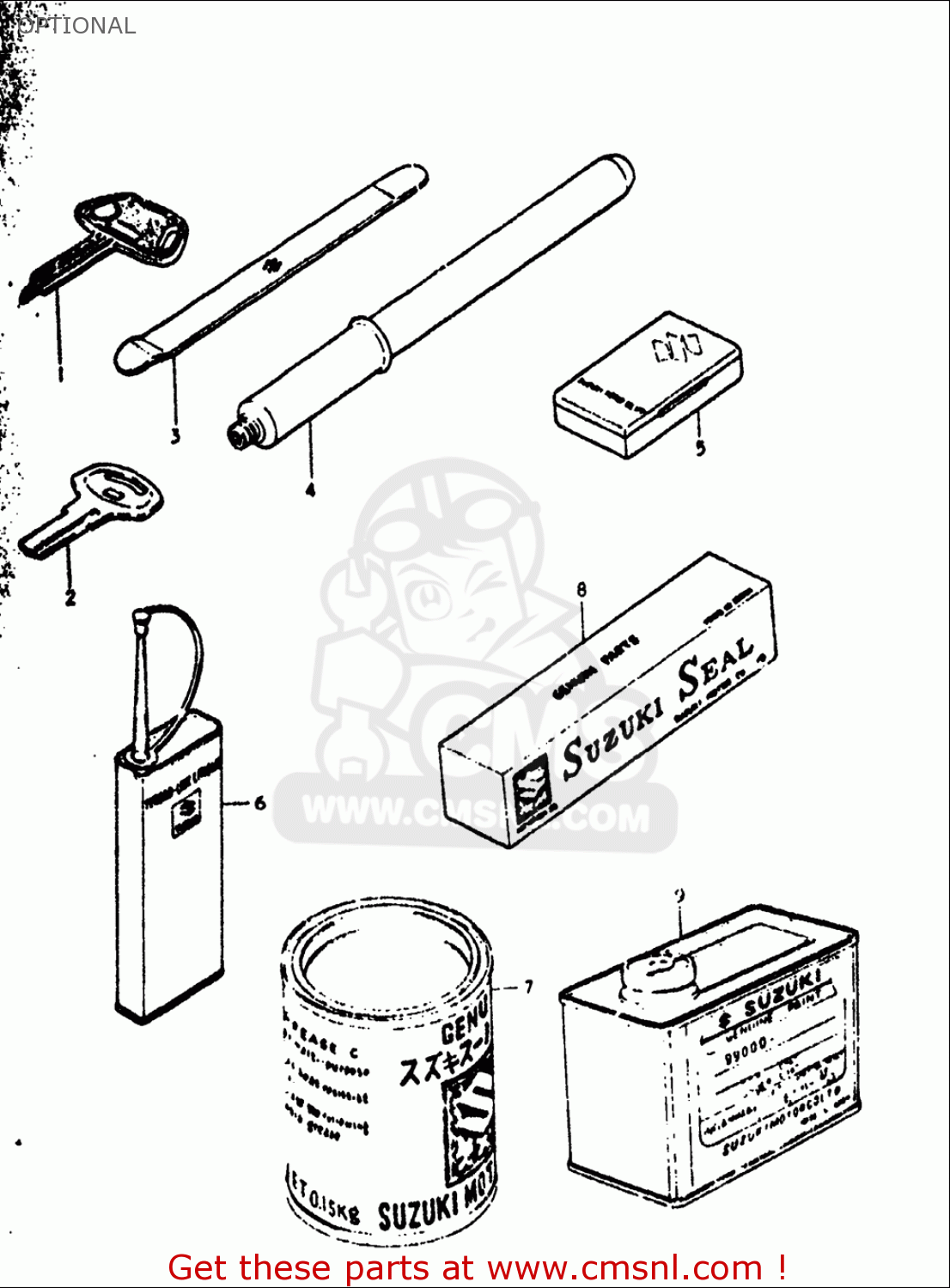 OPTIONAL GT380 1972 (J) USA (E03)