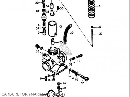 CARBURETOR (MARKED : 33014) - GT380 1972 (J) USA (E03)