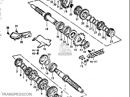 TRANSMISSION - GT380 1972 (J) USA (E03)