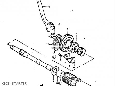 KICK STARTER - GT380 1972 (J) USA (E03)