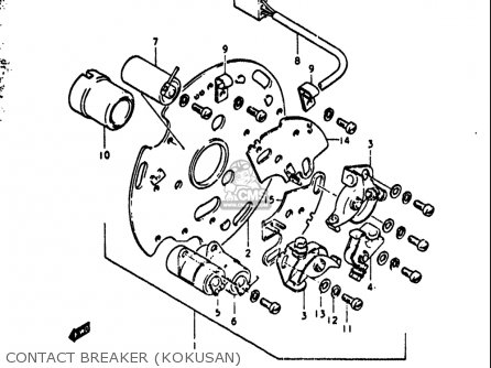CONTACT BREAKER (KOKUSAN) - GT380 1972 (J) USA (E03)