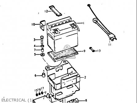 ELECTRICAL (1) - GT380 1972 (J) USA (E03)