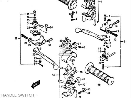 HANDLE SWITCH - GT380 1972 (J) USA (E03)