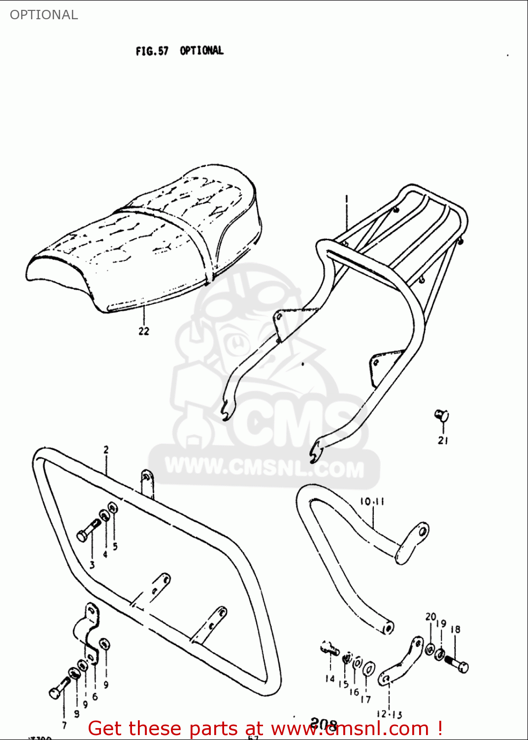 OPTIONAL GT380 1973 1974 1975 1976 1977 (K) (L) (M) (A) (B) USA (E03)