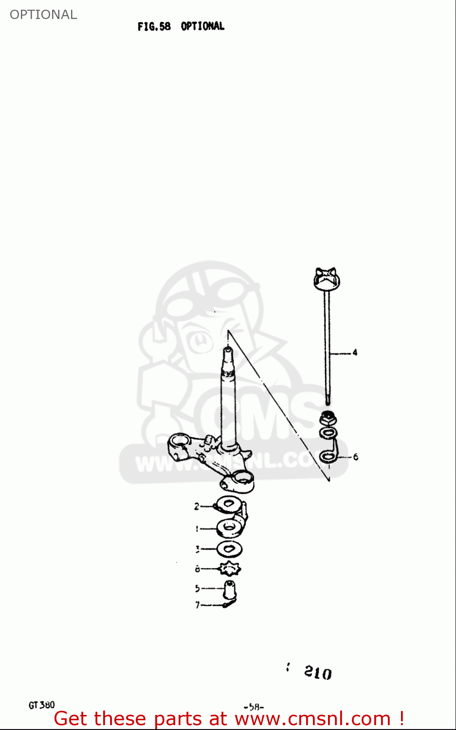 OPTIONAL GT380 1973 1974 1975 1976 1977 (K) (L) (M) (A) (B) USA (E03)