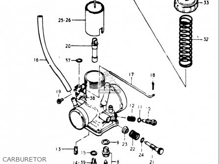 CARBURETOR - GT500 1976 1977 (A) (B) USA (E03)