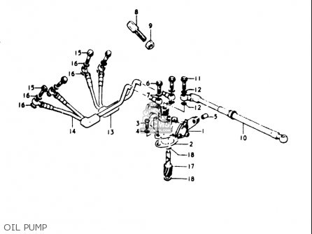 OIL PUMP - GT500 1976 1977 (A) (B) USA (E03)