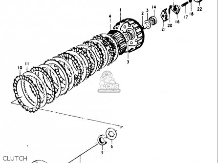 CLUTCH - GT500 1976 1977 (A) (B) USA (E03)