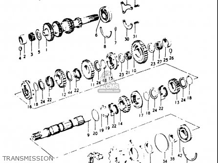TRANSMISSION - GT500 1976 1977 (A) (B) USA (E03)