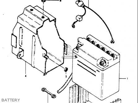 BATTERY - GT500 1976 1977 (A) (B) USA (E03)
