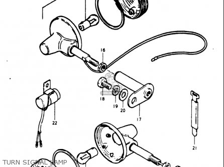 TURN SIGNAL LAMP - GT500 1976 1977 (A) (B) USA (E03)