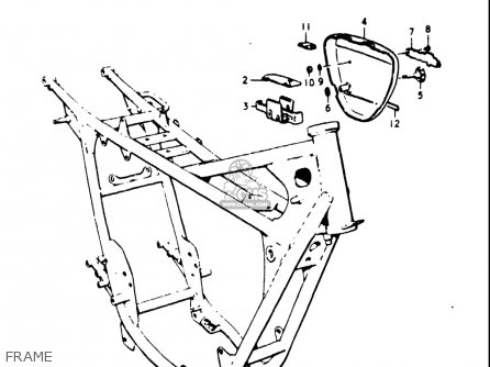 FRAME - GT500 1976 1977 (A) (B) USA (E03)