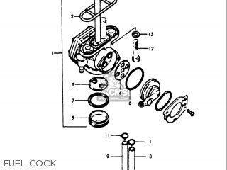 FUEL COCK - GT500 1976 1977 (A) (B) USA (E03)