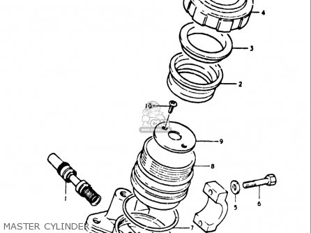 MASTER CYLINDER - GT500 1976 1977 (A) (B) USA (E03)