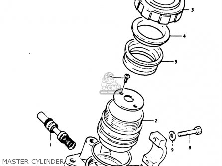 MASTER CYLINDER - GT500 1976 1977 (A) (B) USA (E03)