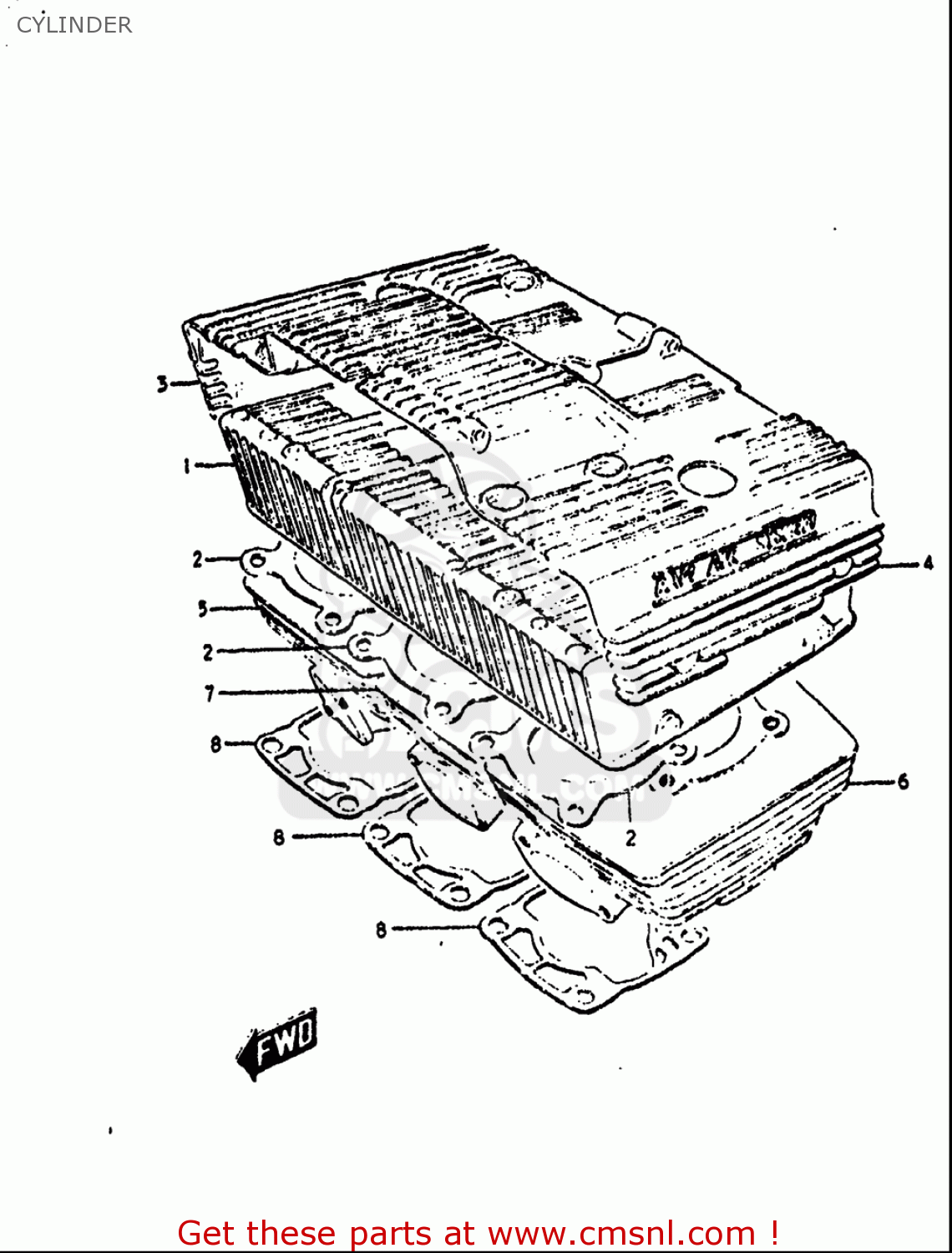 CYLINDER GT550 1972 (J) USA (E03)
