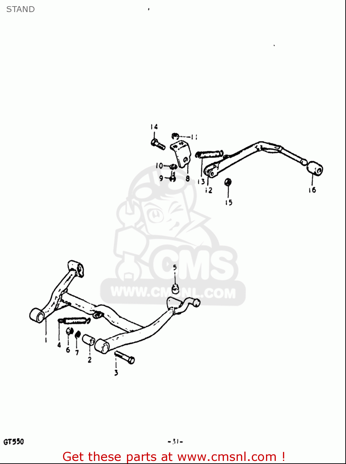 STAND GT550 1972 (J) USA (E03)