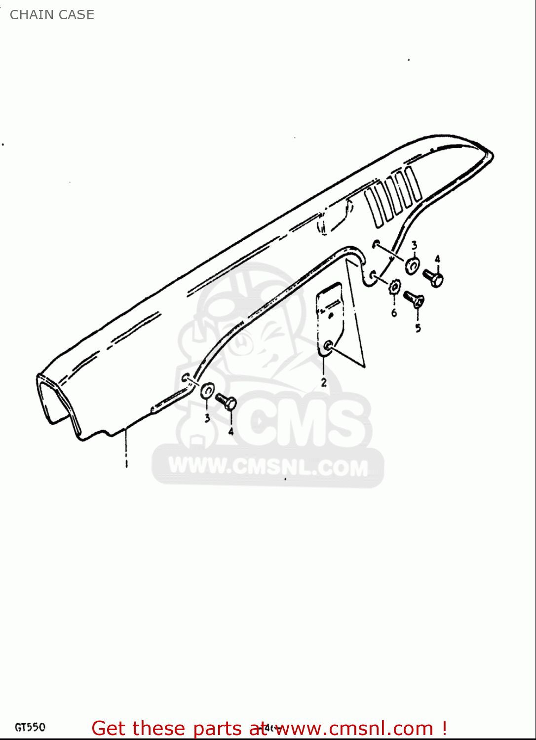 CHAIN CASE GT550 1972 (J) USA (E03)