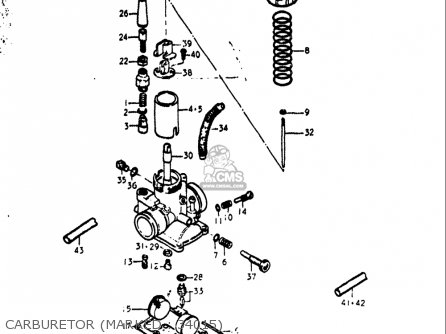CARBURETOR (MARKED : 34015) - GT550 1972 (J) USA (E03)