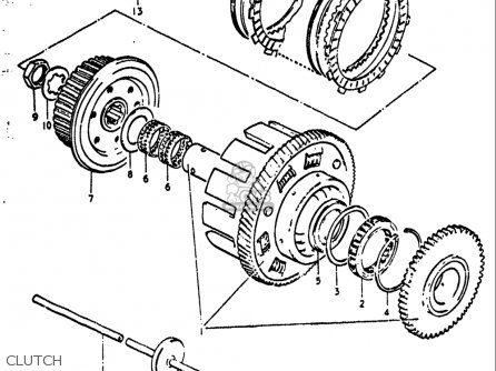 CLUTCH - GT550 1972 (J) USA (E03)