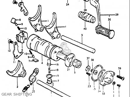 GEAR SHIFTING - GT550 1972 (J) USA (E03)