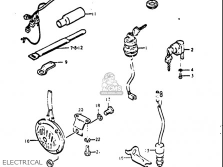 ELECTRICAL - GT550 1972 (J) USA (E03)