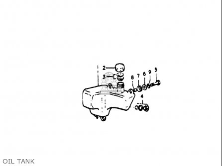OIL TANK - GT550 1972 (J) USA (E03)