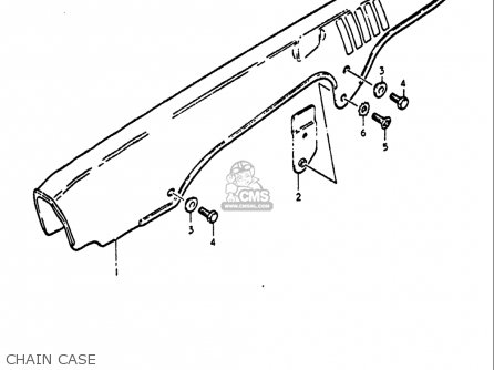 CHAIN CASE - GT550 1972 (J) USA (E03)