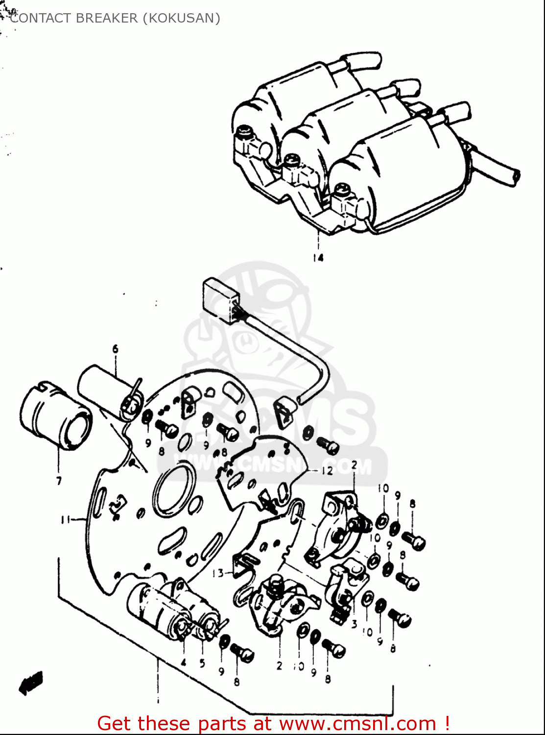 Starter Relay Solenoid Switch For Suzuki DR SE GN GR GSX VS VX LT-F TU | DR 125 S SF42A Year 1982-1984 | Suzuki | Models | ZS2Radteile - Spare Parts - Foto 8