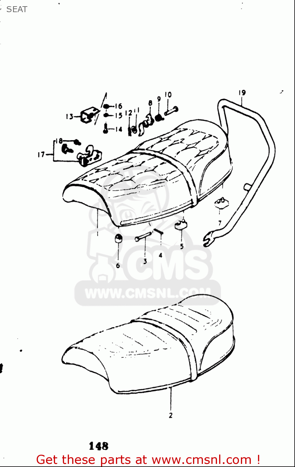 SEAT GT550 1973 1974 1975 1976 1977 (K) (L) (M) (A) (B) USA (E03)
