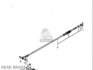 REAR BRAKE - GT550 1973 1974 1975 1976 1977 (K) (L) (M) (A) (B) USA (E03)