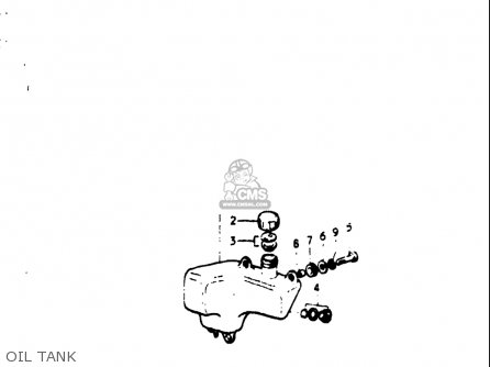 OIL TANK - GT550 1973 1974 1975 1976 1977 (K) (L) (M) (A) (B) USA (E03)