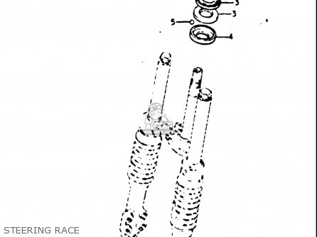 STEERING RACE - GT550 1973 1974 1975 1976 1977 (K) (L) (M) (A) (B) USA (E03)