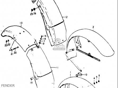 FENDER - GT550 1973 1974 1975 1976 1977 (K) (L) (M) (A) (B) USA (E03)