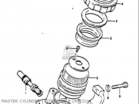 MASTER CYLINDER [ GT55OA & B (ASCO) ] - GT550 1973 1974 1975 1976 1977 (K) (L) (M) (A) (B) USA (E03)