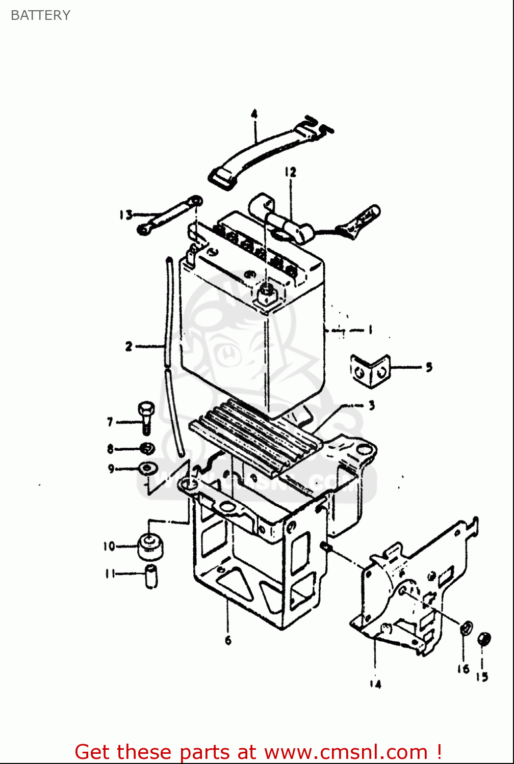 BATTERY GT750 1972 (J) USA (E03)