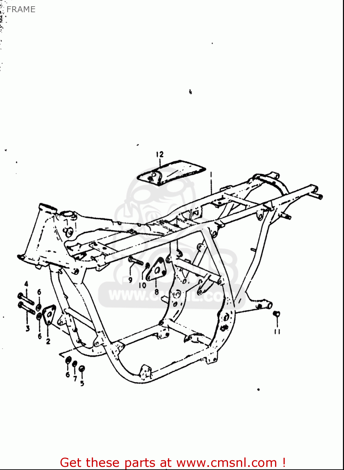 FRAME GT750 1972 (J) USA (E03)