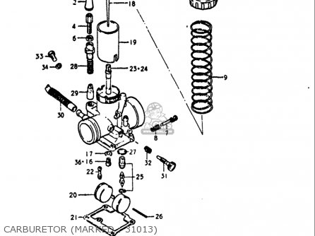 CARBURETOR (MARKED : 31013) - GT750 1972 (J) USA (E03)